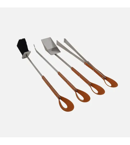 Set Efesto Fireplace Tool Container With Tools  - Limac Design