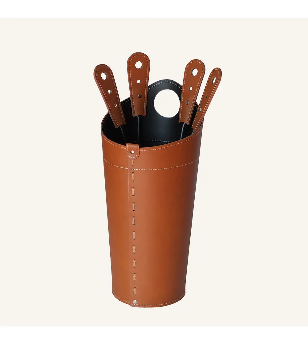 Set Nilar Fireplace Tool Container With Tools - Limac Design