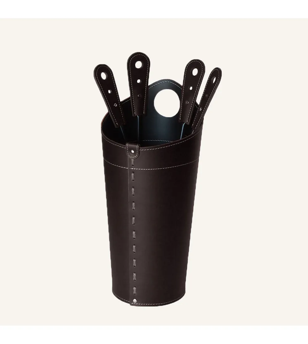 Set Nilar Fireplace Tool Container With Tools - Limac Design