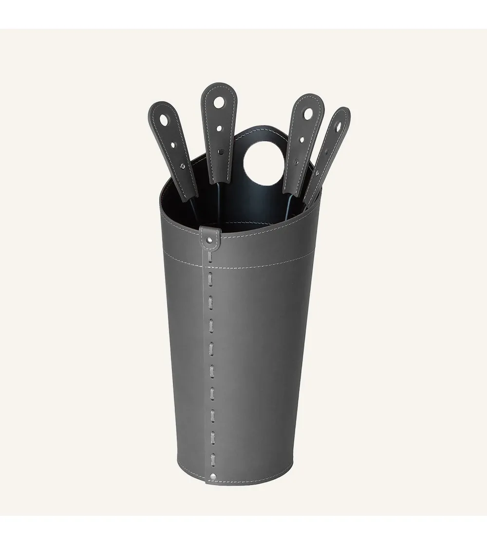 Set Nilar Fireplace Tool Container With Tools - Limac Design