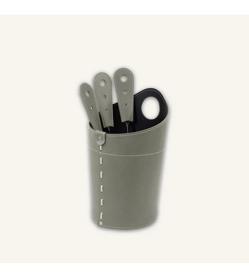 Set Ambly Fireplace Tool Container With Tools  - Limac Design