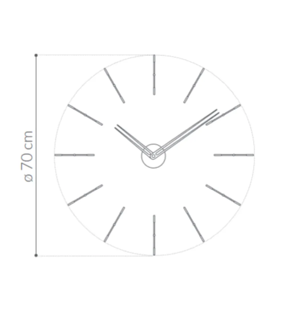 Reloj De Pared Mini Merlin T - Nomon
