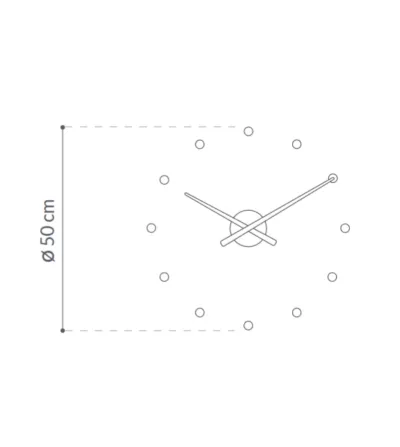 Nomon - OJ Mini-Wanduhr 2