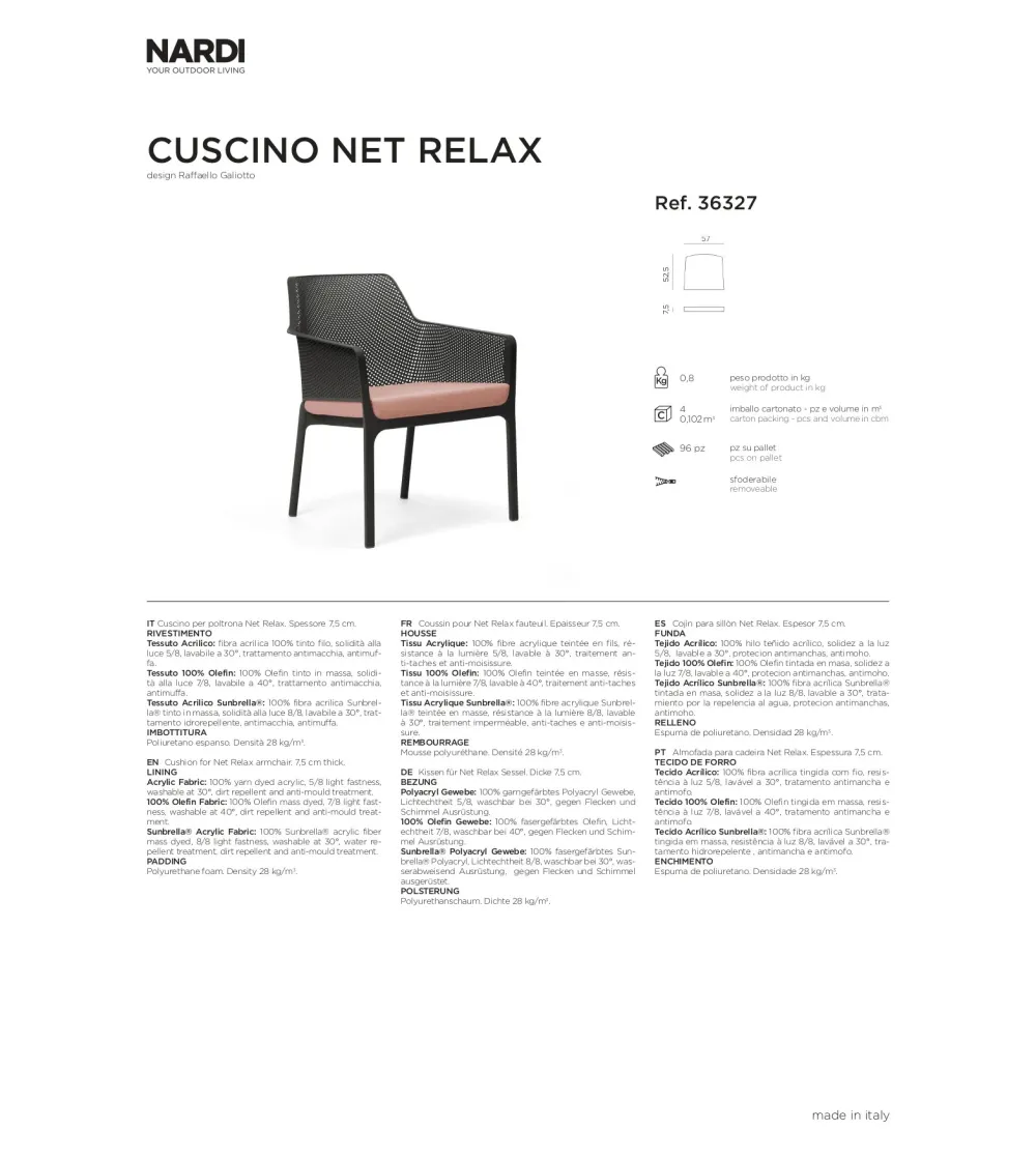 Nardi - Set 2 Net Relax Sessel