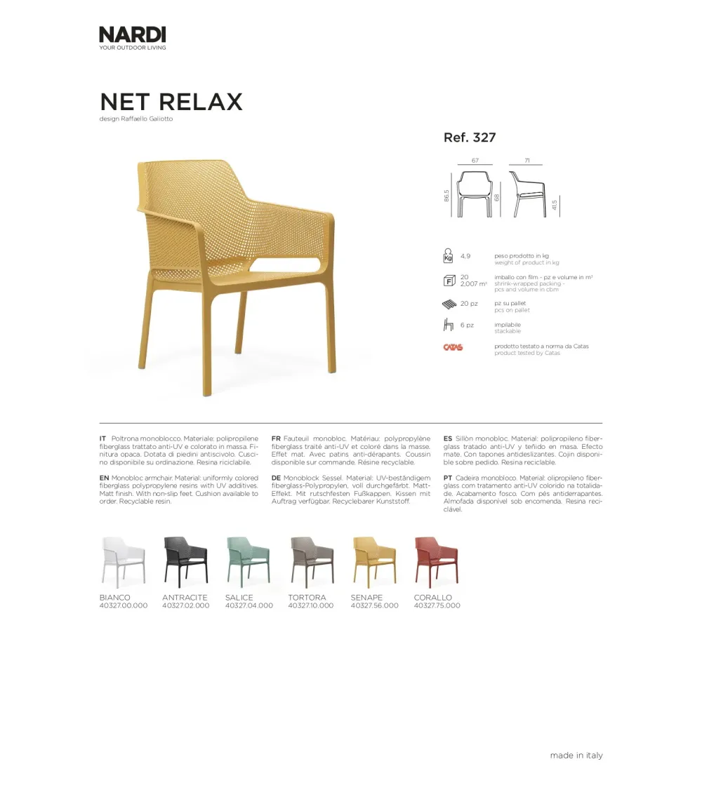 Juego 2 Sillones Net Relax - Nardi