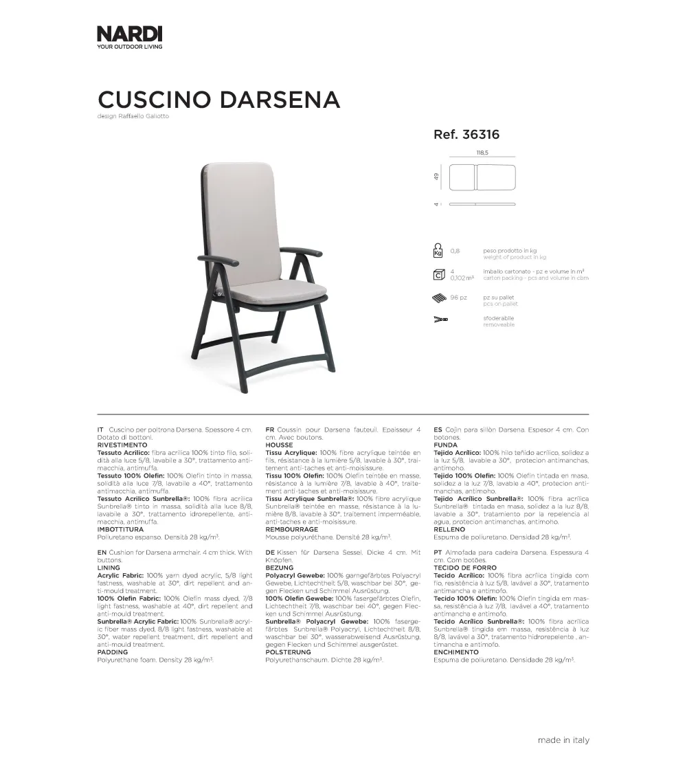 Nardi - Darsena Sessel