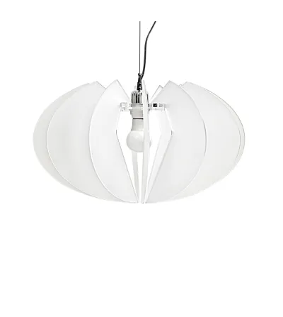 Lampada A Sospensione Bianco Satinato Apple - Iplex
