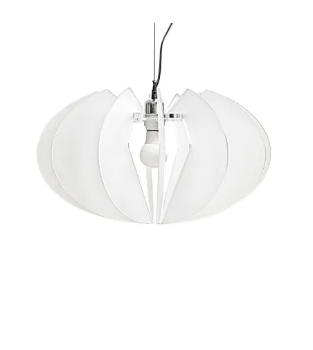 Lampada A Sospensione Bianco Satinato Apple - Iplex