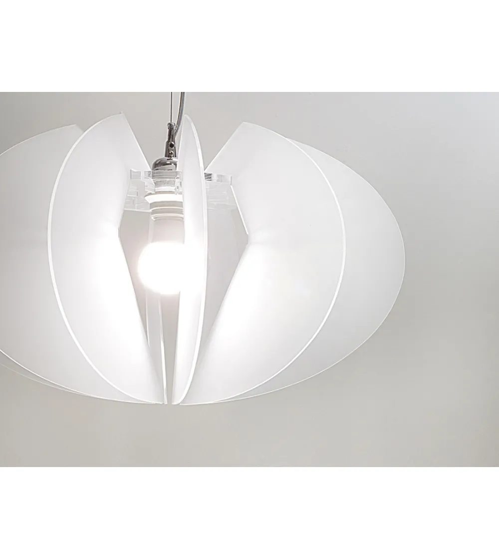 Lampe À Suspension Blanc Satiné Apple...