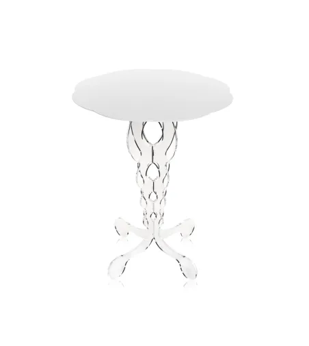 Arabesco Medium White Coffee Table - Iplex