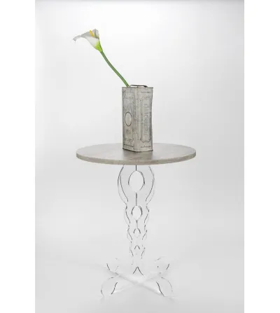 Mesita Arabesco Medium Habitat Gris Atrium - Iplex 2