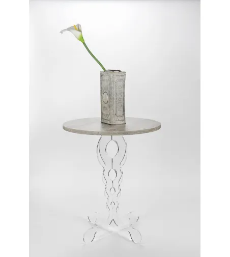 Tavolino Arabesco Medium Habitat Grigio Atrium - Iplex