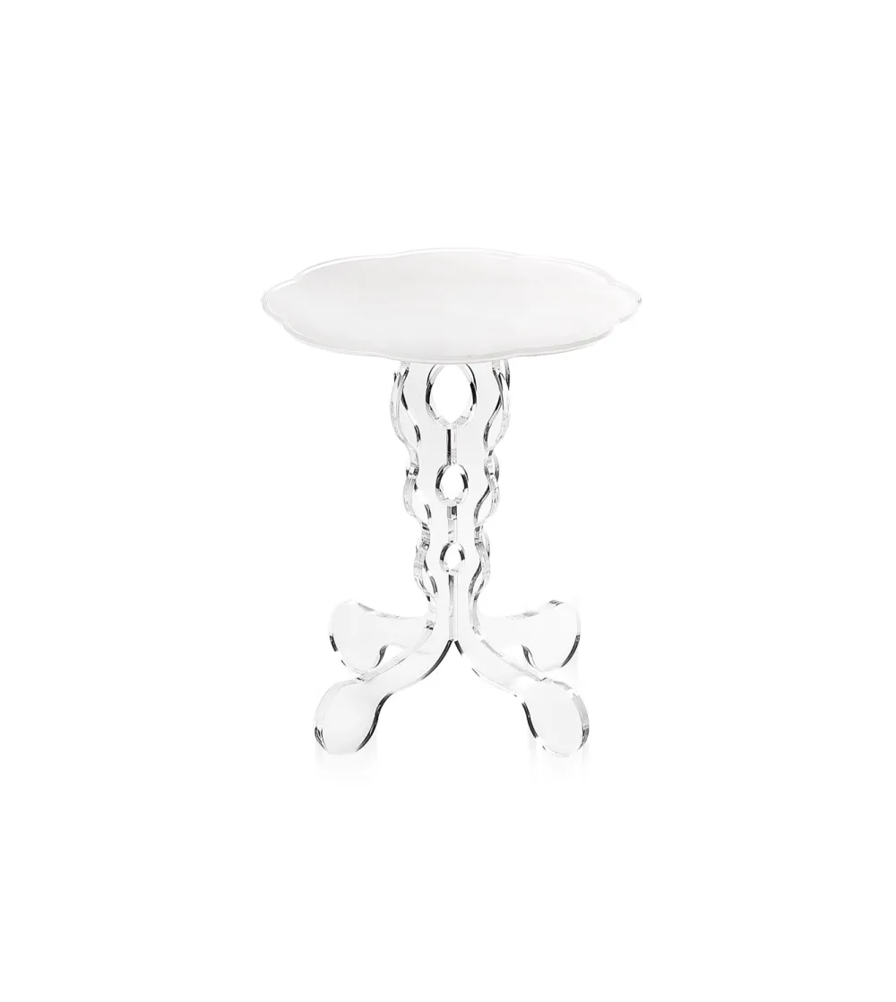 Arabesco Small White Coffee Table - Iplex