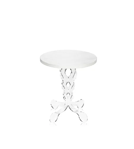 Tavolino Arabesco Small Habitat Bianco - Iplex