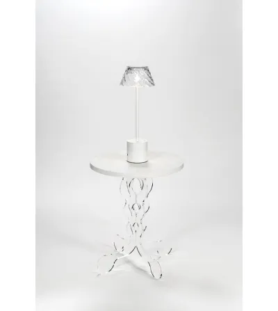 Table Basse Arabesco Small Habitat Blanche - Iplex 2