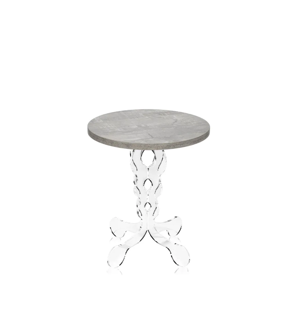 Arabesco Small Habitat Grey Atrium Coffee Table - Iplex