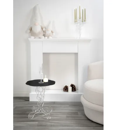 Mesita Arabesco Small Negra - Iplex 2