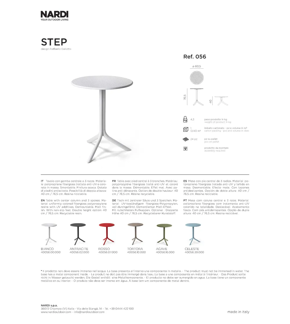 Table Step - Nardi
