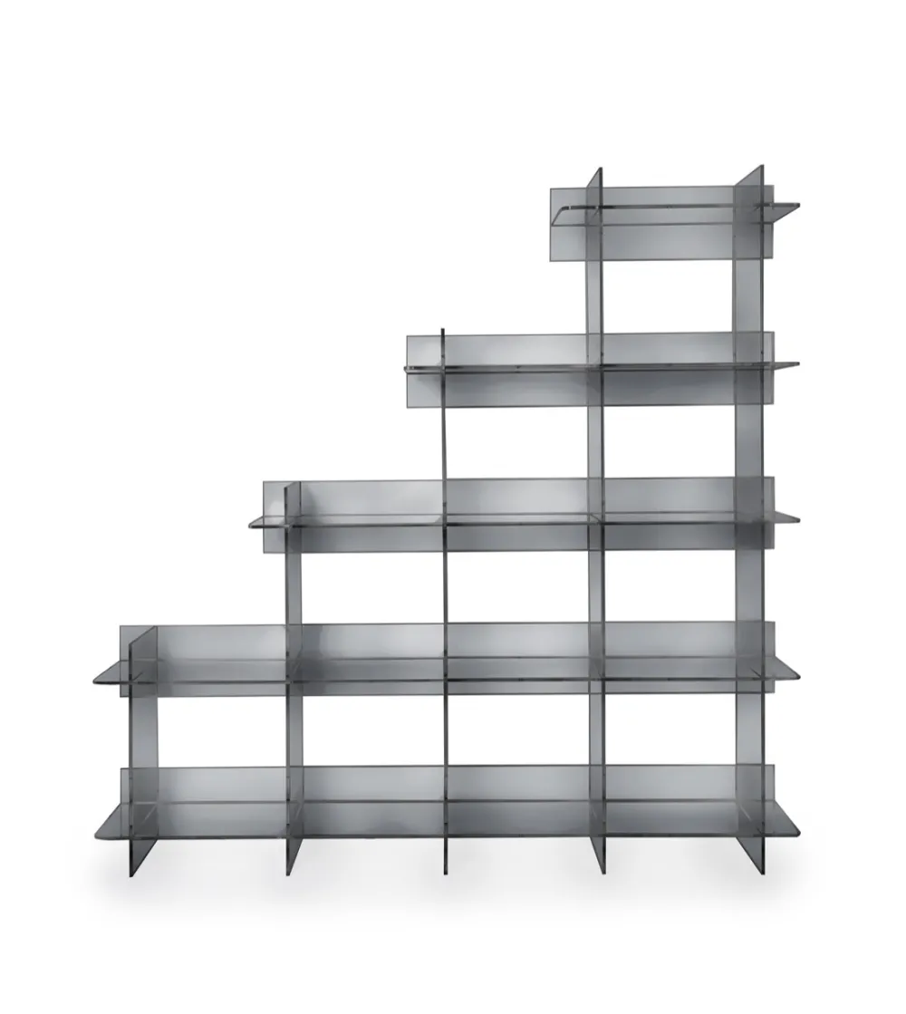 Atmosfera 3 Smoke Bookcase - Iplex