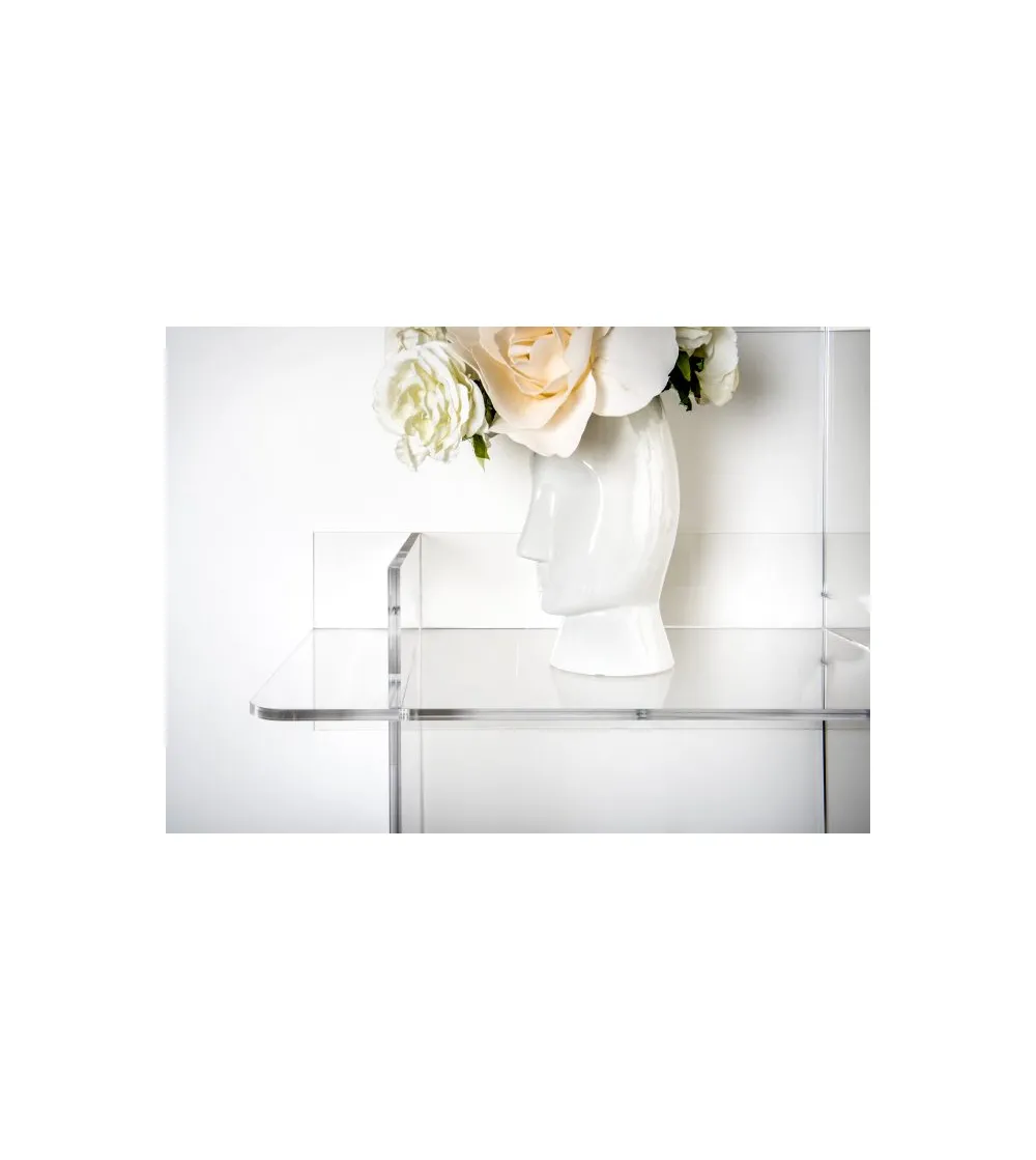 Atmosfera 3 Clear Bookcase - Iplex