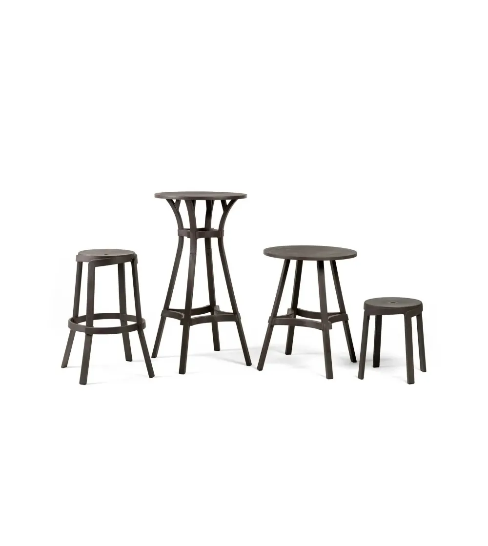 Set 4 Sgabelli Stack - Nardi