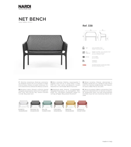 Sofá Net Bench - Nardi