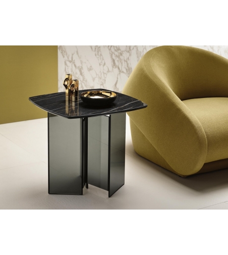 Metropolis Coffee Table with Ceramic Top Tonelli