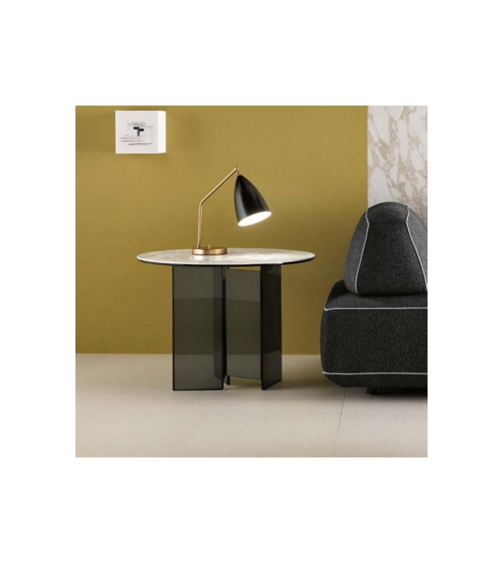 Table Basse Metropolis avec Dessus en Ceramique Tonelli