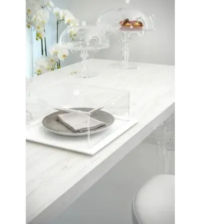 Bon Ton Square Small Clear Cake Dome - Iplex 2