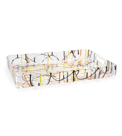 Bon Ton Großes Multicolor Tablett - Iplex
