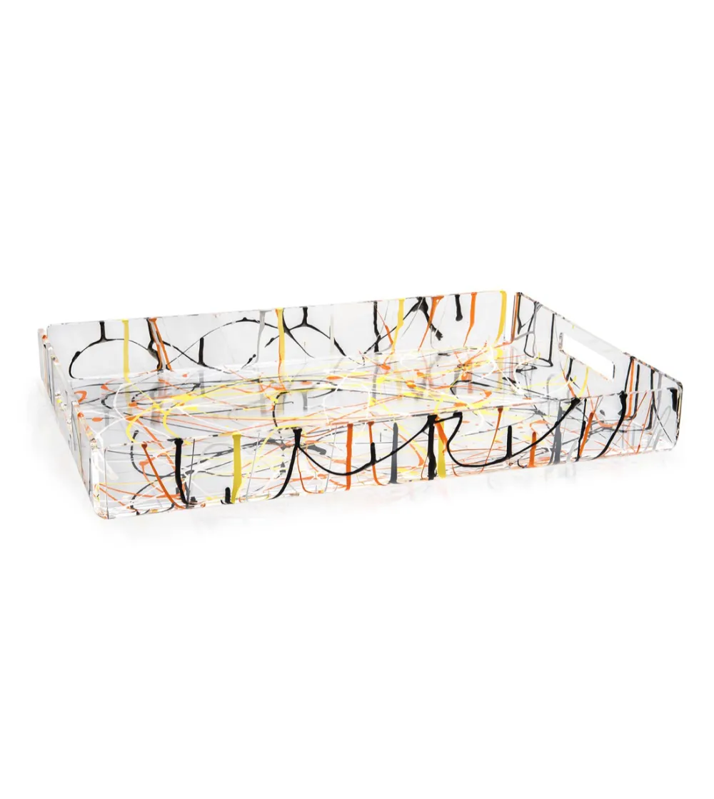 Bon Ton Big Multicolor Tray - Iplex