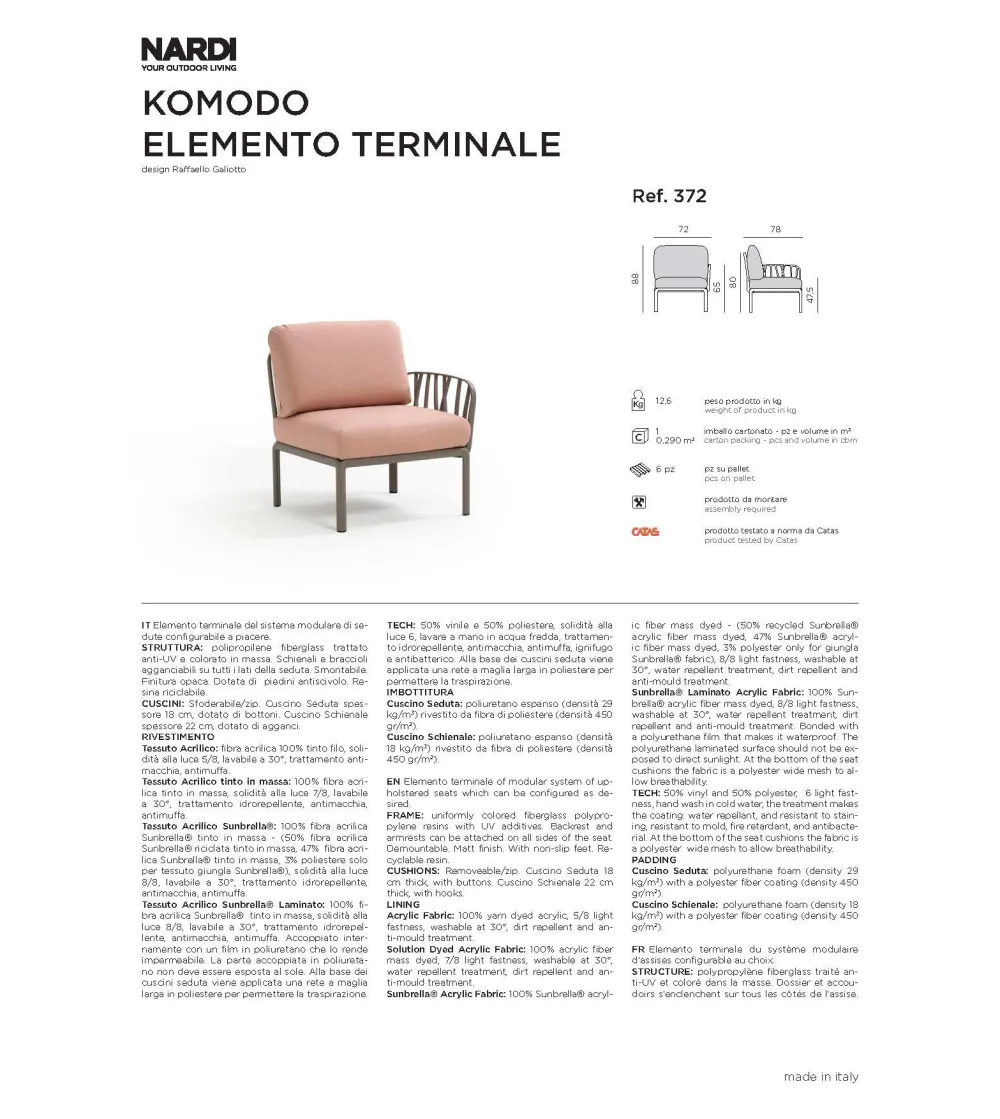 Elemento Terminal Komodo - Nardi