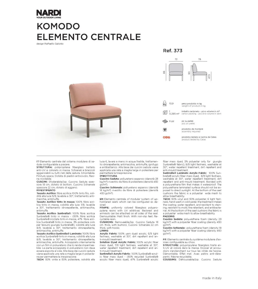 Nardi - Komodo Central Element