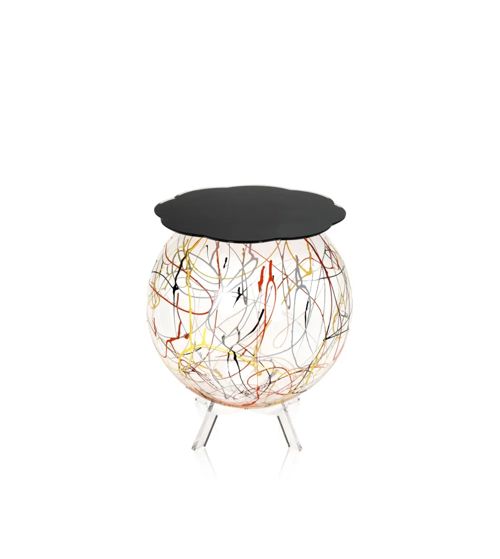 Boollino Multicolor Black Coffee Table - Iplex