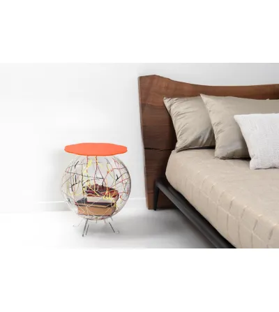 Mesita Boollino Multicolor Naranja - Iplex 2