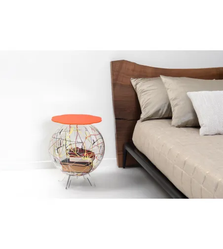 Tavolino Boollino Multicolor Arancione - Iplex