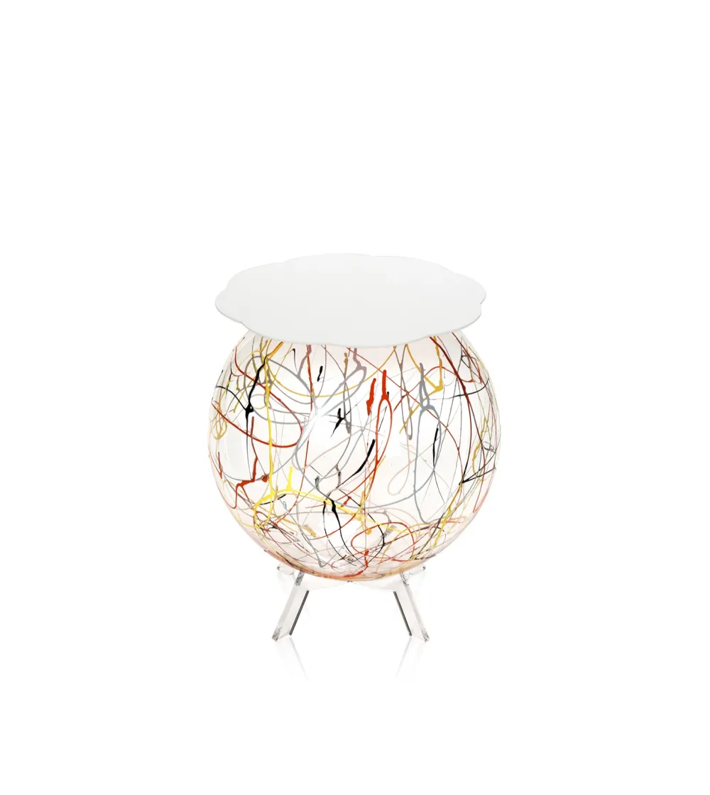 Boollino Multicolor White Coffee Table - Iplex