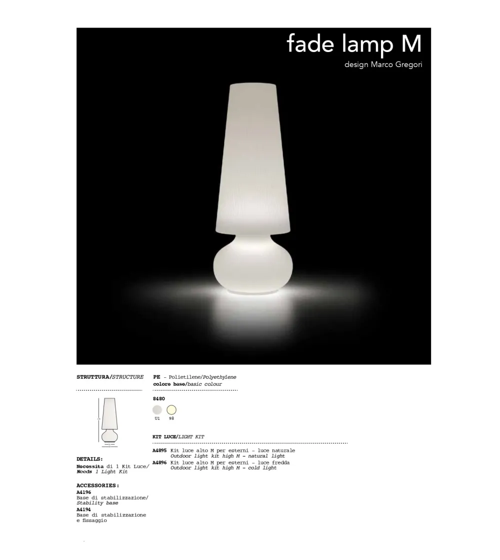 Lámpara de Pie Fade M - Plust