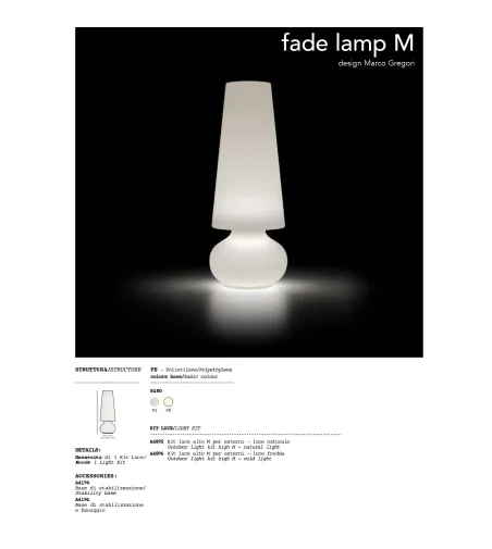 Plust - Fade M Stehlampe