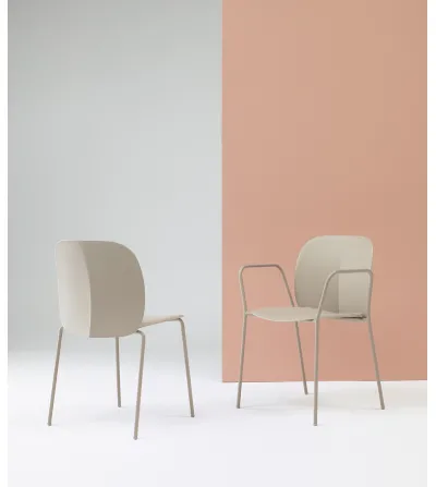 SCAB - Set 2 Mentha Chairs with Armrests