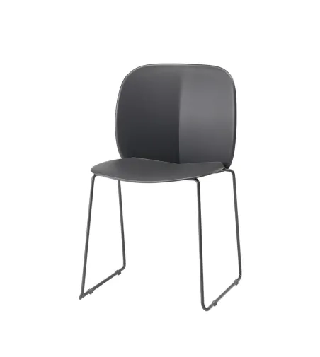 Lot 2 Chaises Mentha à Base Traîneau - SCAB