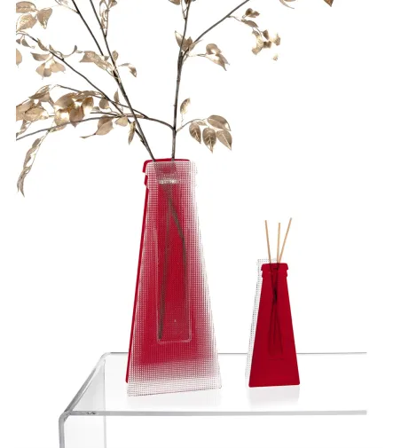 Vase Campari Small Rouge Diamanté - Iplex