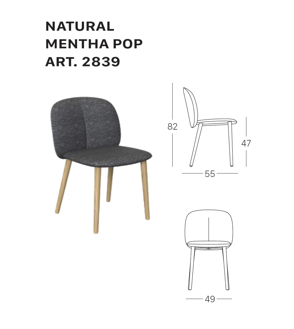 Sedia Natural Mentha Pop - SCAB