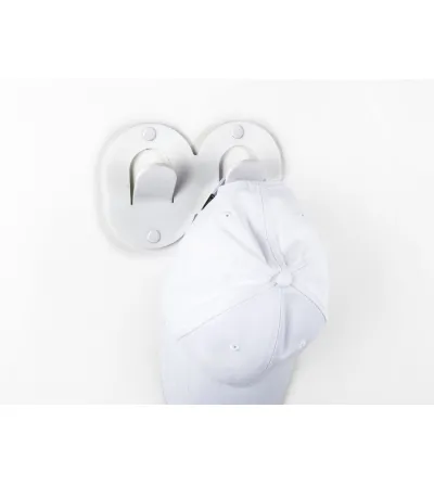 Support Mural Blanc Double Clips - Iplex 2