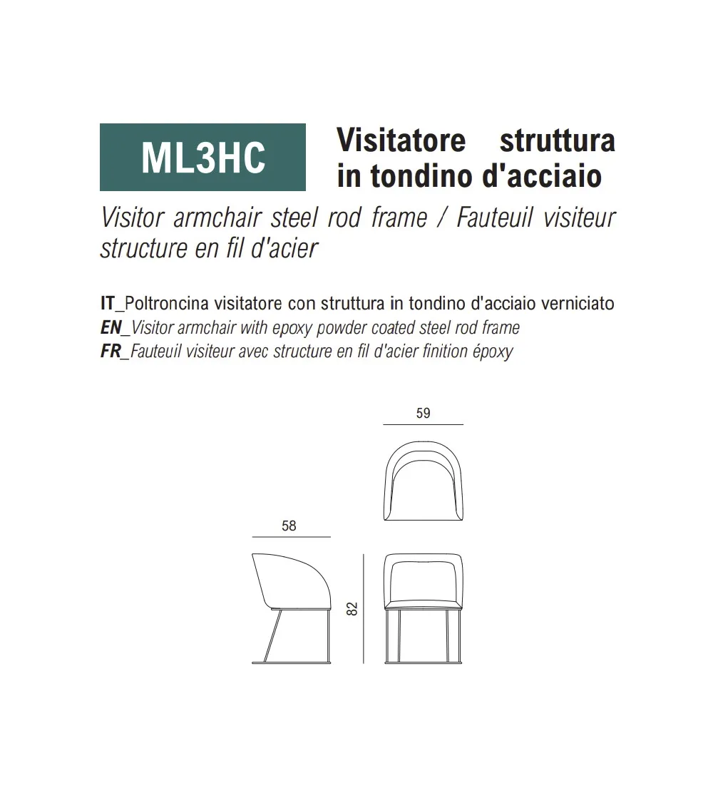 Viganò Office - Milly Armchair