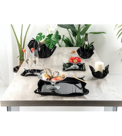 Drapp Large Black Tray - Iplex 2