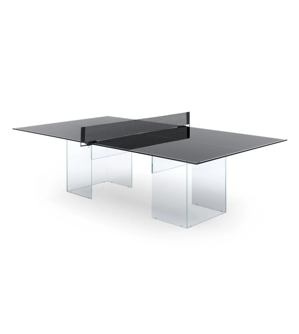 Table De Ping Pong En Verre Cristal...