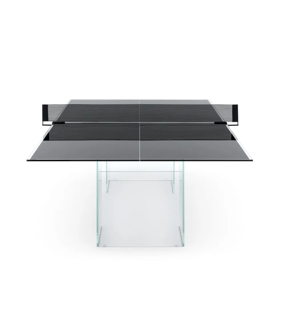 Tavolo Da Ping Pong In Vetro Cristal...