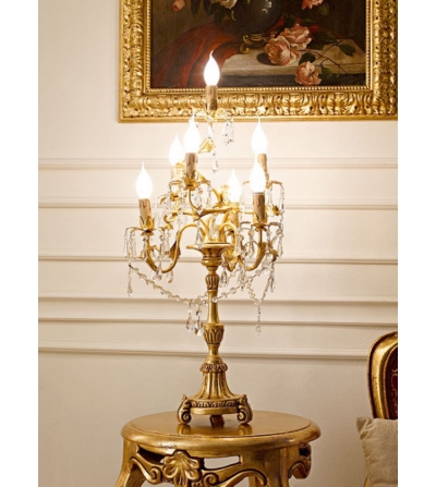 Lamp with Crystals Article 939/P Fanfani Andrea