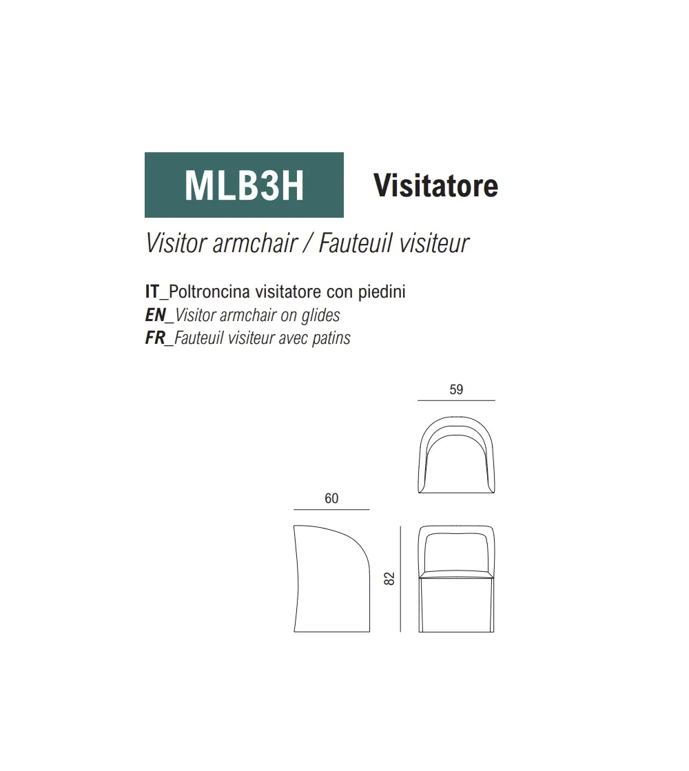 Viganò Office - Milly Big Armchair